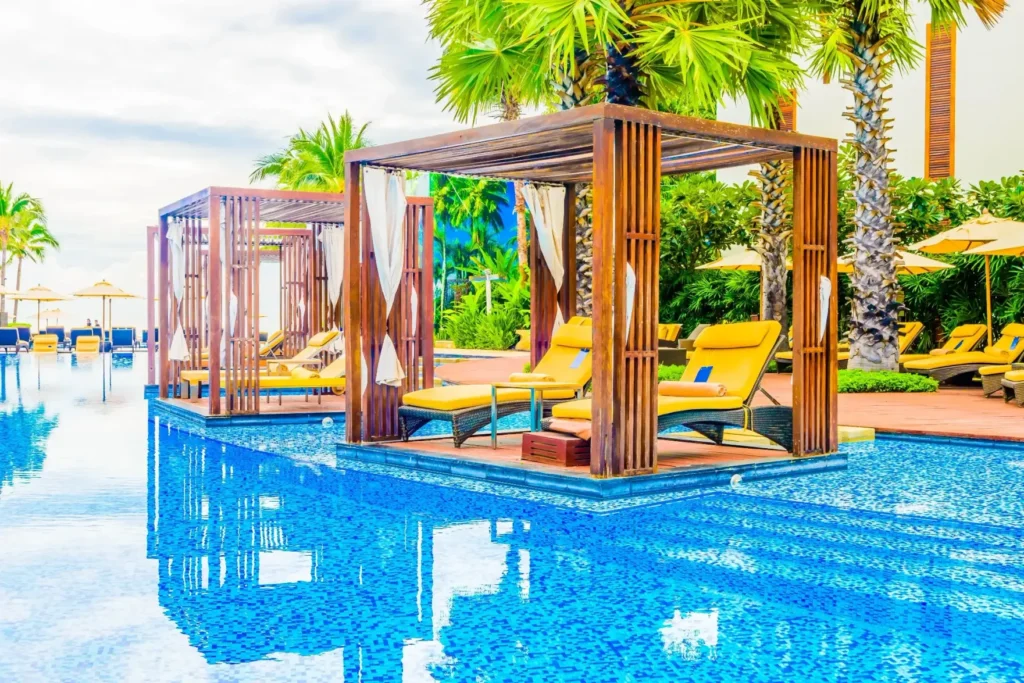 modern pool cabana ideas