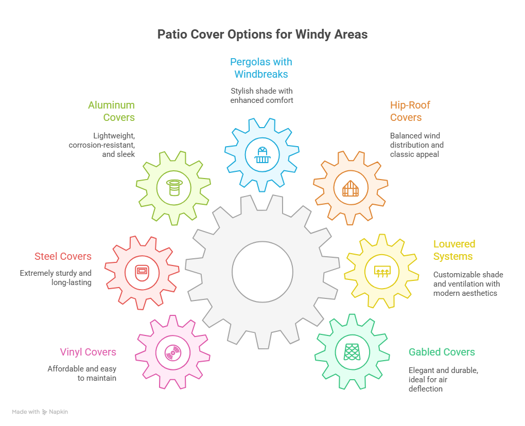 Types of Patio Covers - visual selection