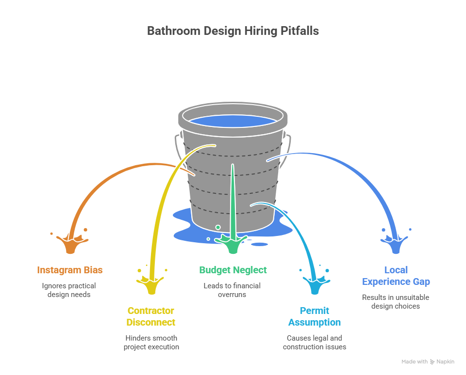 Common Mistakes When Hiring Bathroom Designers - visual selection