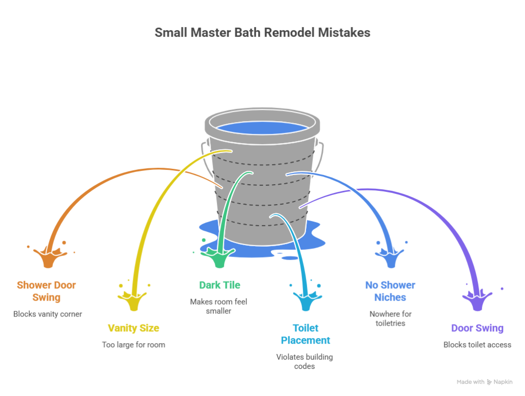 Common Mistakes in Small Master Bath Remodels