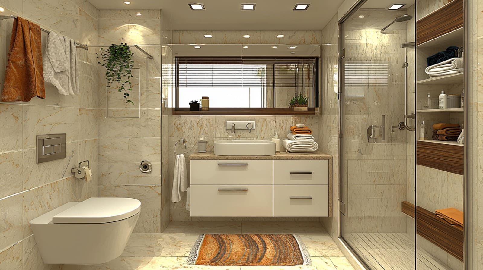 Small Master Bathroom Layouts for Maximum Space and Comfort