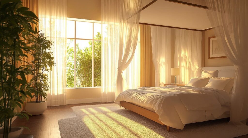 window ideas for natural sunlight to enhance master bedroom