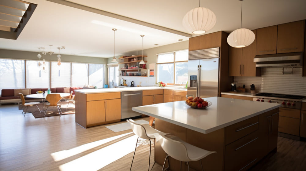 Open concept kitchen designs
