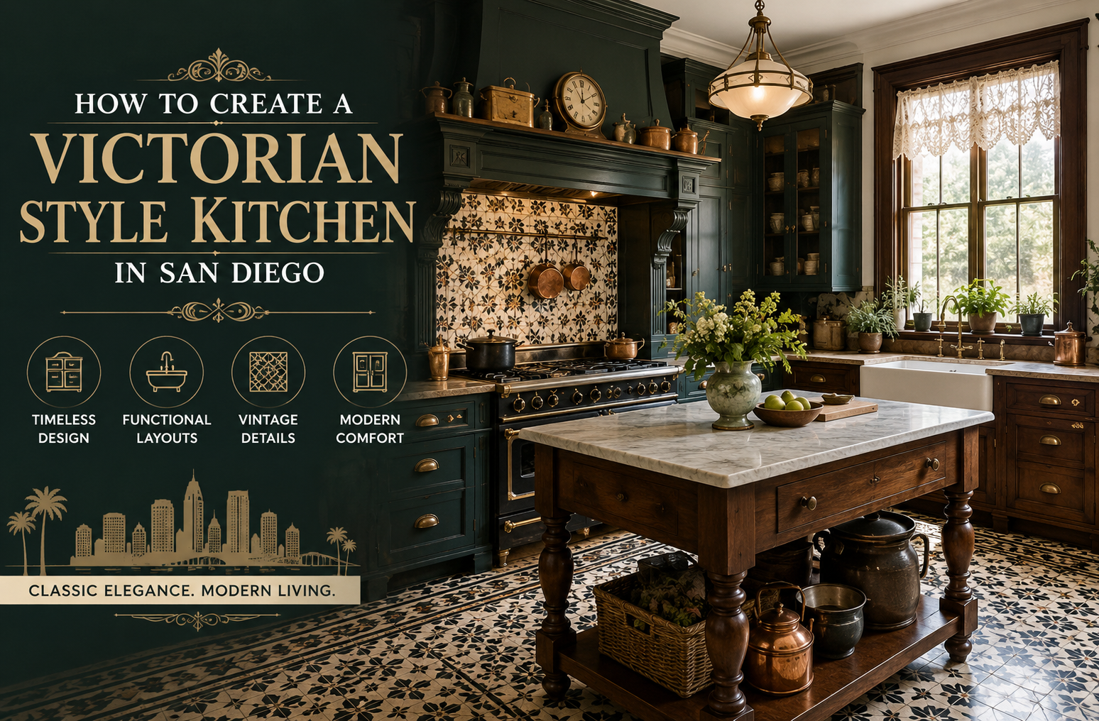 How to Create a Victorian Style Kitchen in San Diego