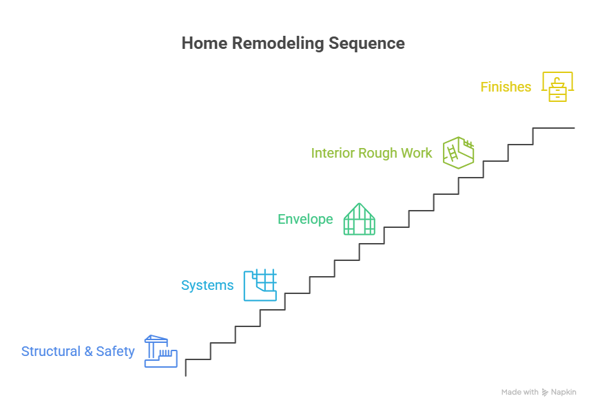 Sequence the Work So You Are Not Redoing Anything - visual selection