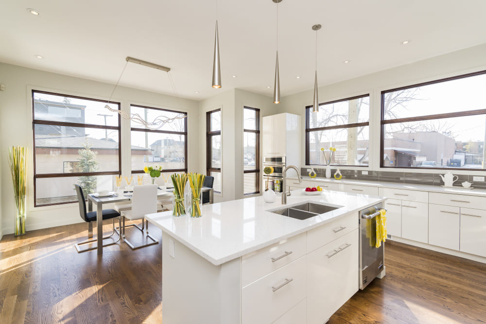 stylish kitchen for natural light home design