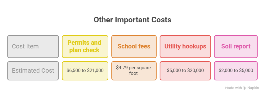 Other permit and Important Cost in san diego - visual selection